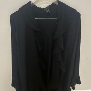 Women's Black Saks Shall